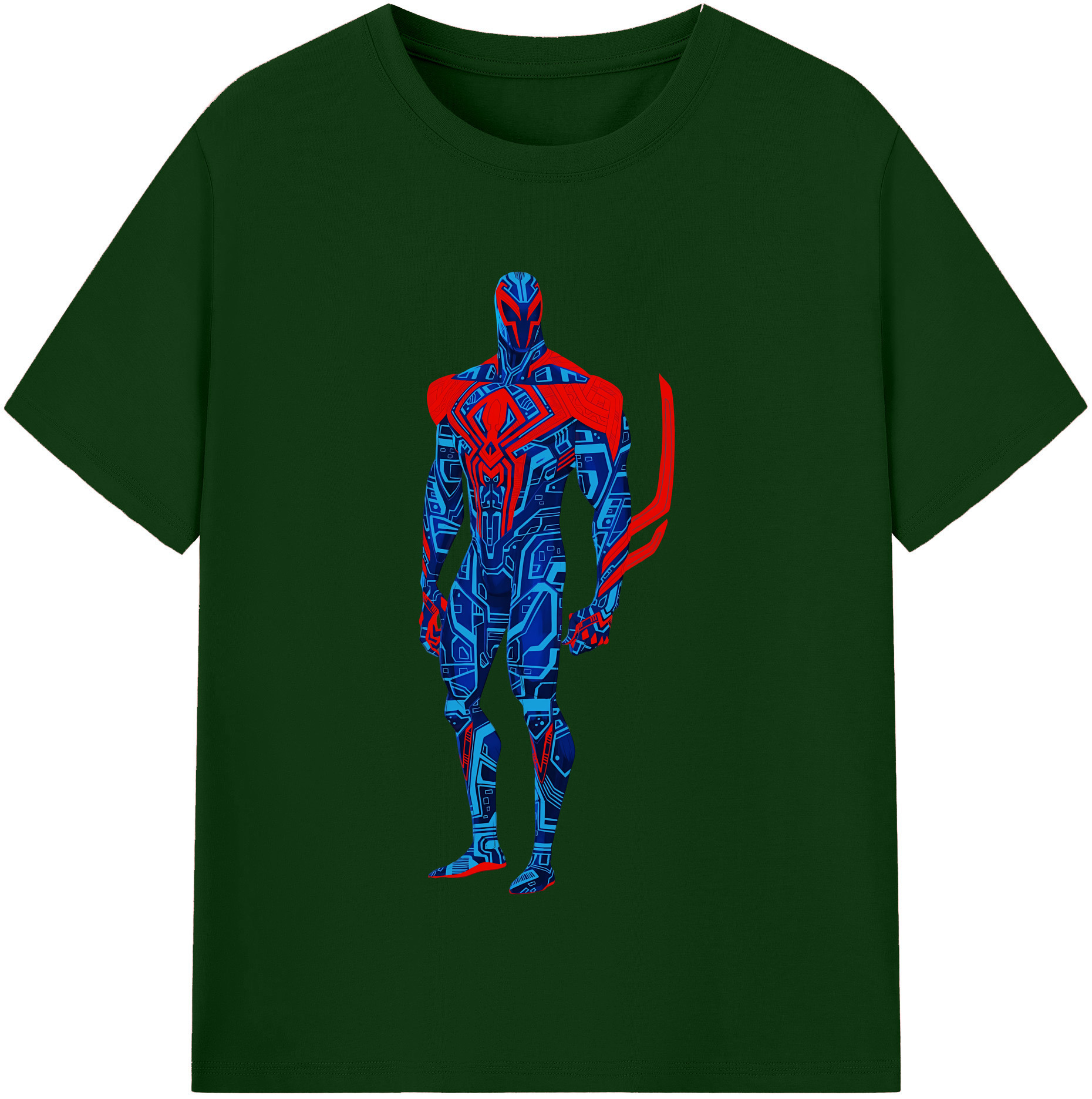 （画像用） Spider Man スパイダーマン 綿100％半袖Tシャツ（フロントプリント）